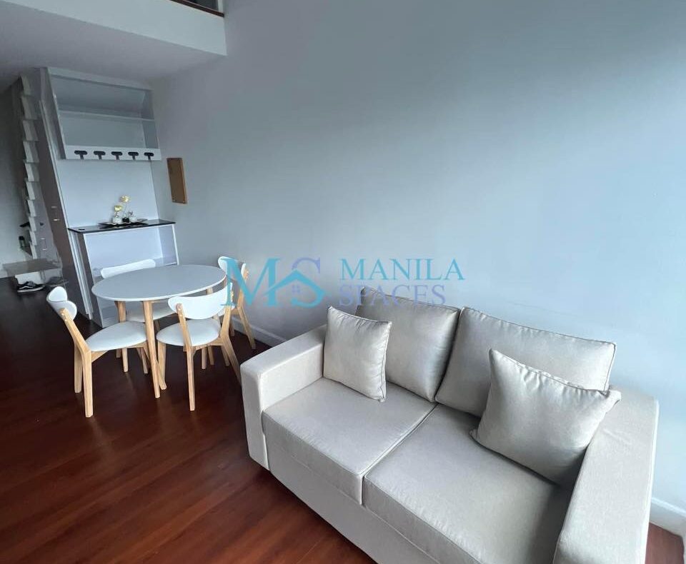 Bi-level Furnished 1-Bedroom unit for rent in Bellagio Tower, BGC