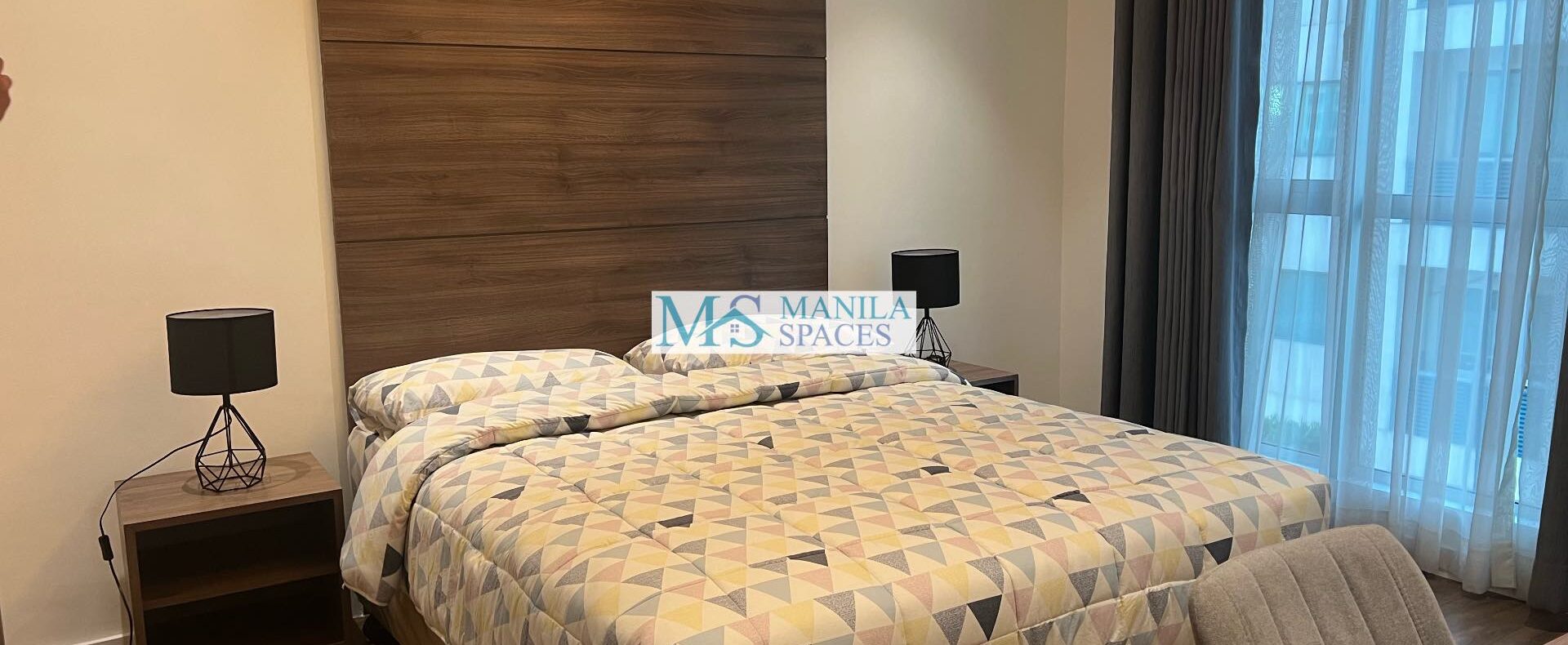 Furnished 1-Bedroom Unit for rent in Crescent Park Residences, BGC