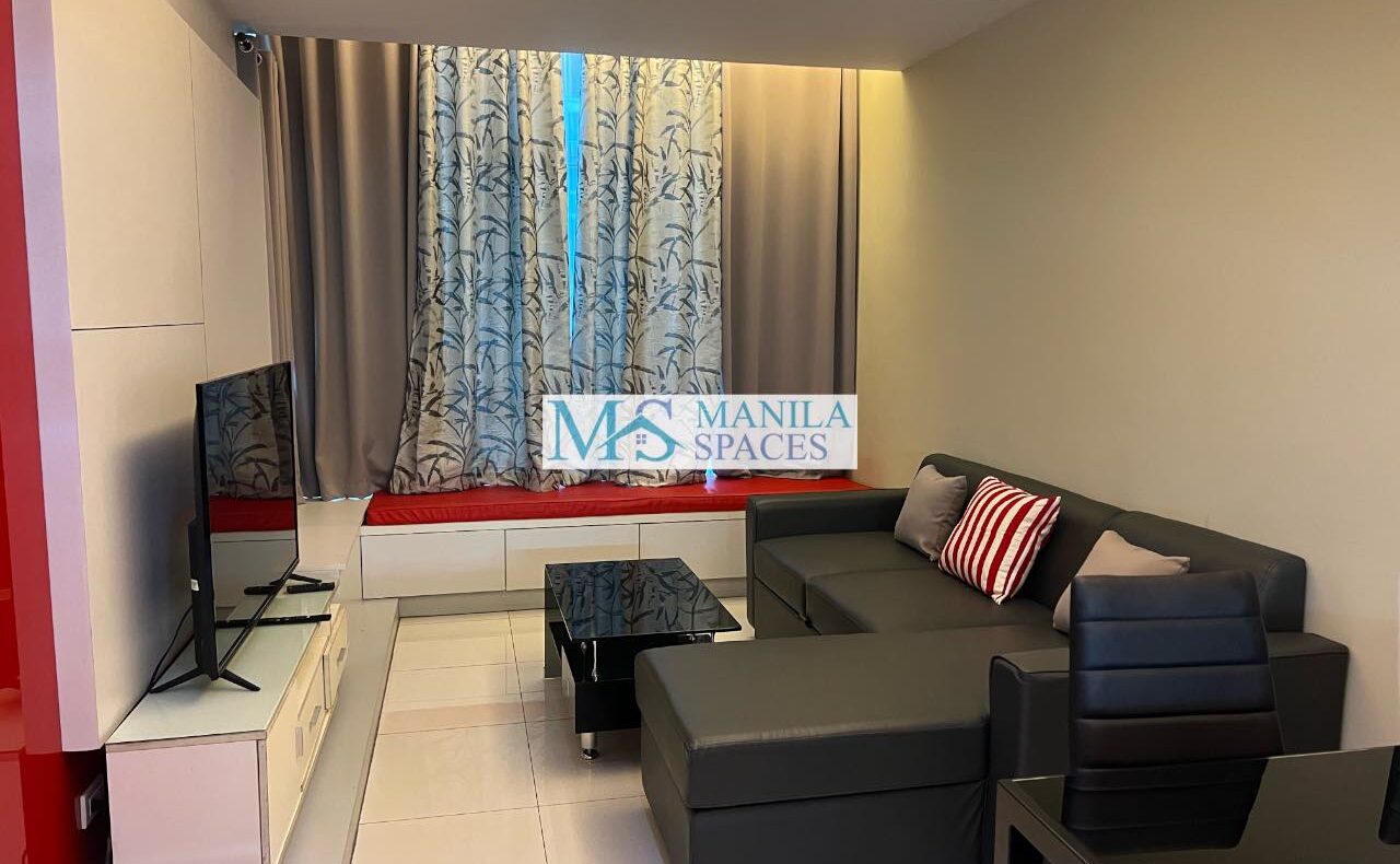 Low-floor Furnished 1-Bedroom unit in Sapphire Residences, BGC