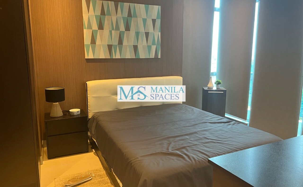 Furnished 1-Bedroom Flat in Blue Sapphire Residences, BGC