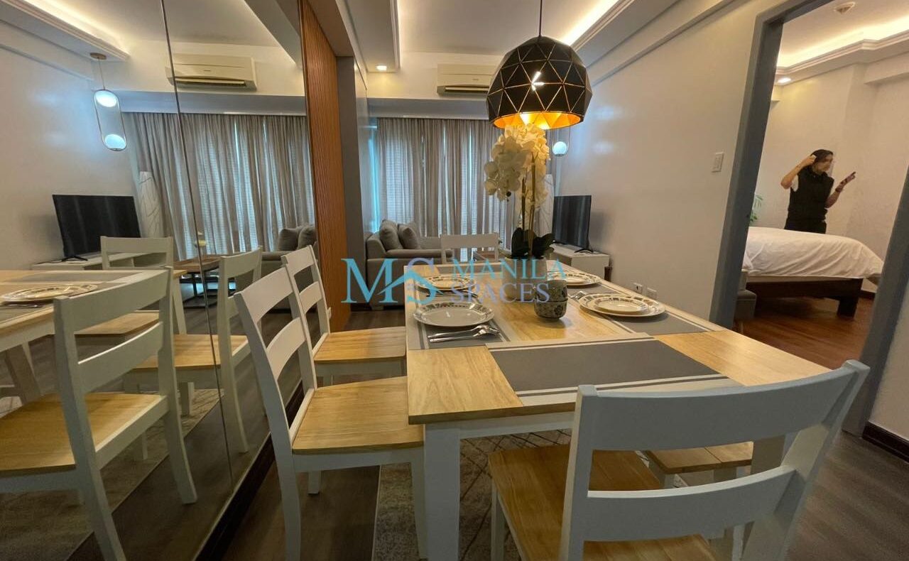 Furnished 1-Bedroom unit for rental in Forbeswood Parklane, BGC